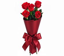 Букет 5 Красных роз Эдлесс Лав в Горячеводском