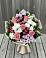 Букет цветов из: Альстромерии, Гвоздики, Розы и Хризантемы в Горячеводском