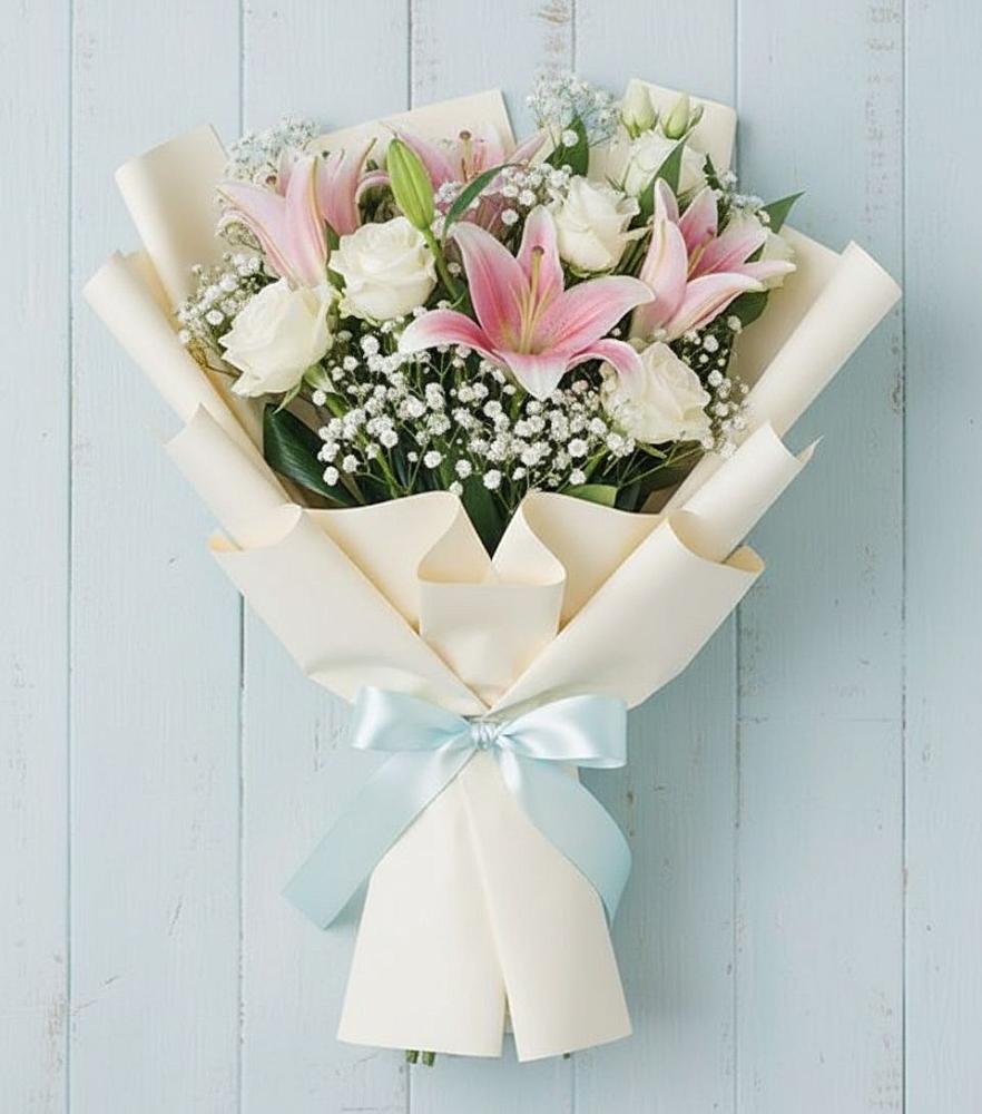 Букет цветов из: Лилии в Горячеводском