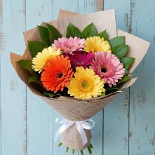 Букет цветов из:  Герберы #REPLACE_PRED# Горячеводском