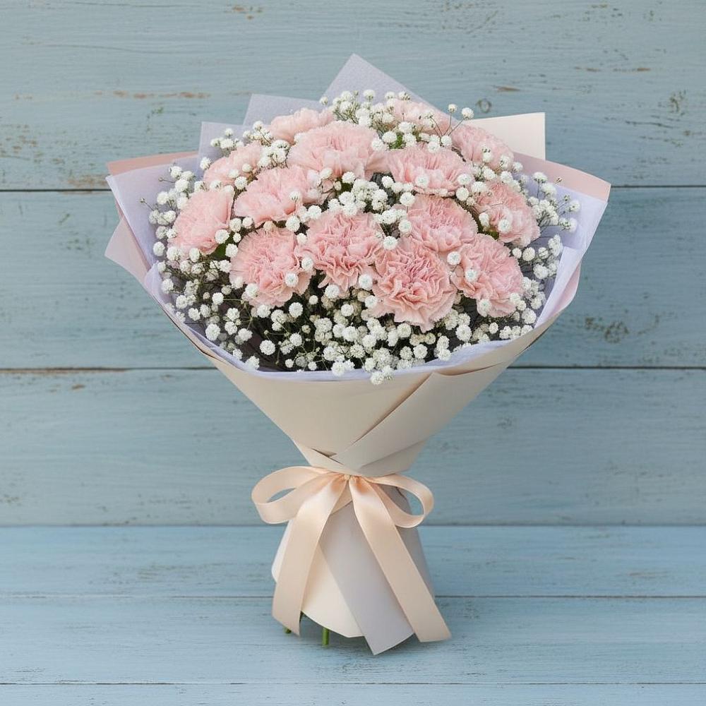 Букет цветов из: Гвоздики в Горячеводском