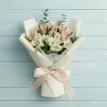 Букет цветов из:  Альстромерии в Горячеводском