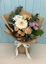 Букет цветов из:  Герберы и Хризантемы в Горячеводском