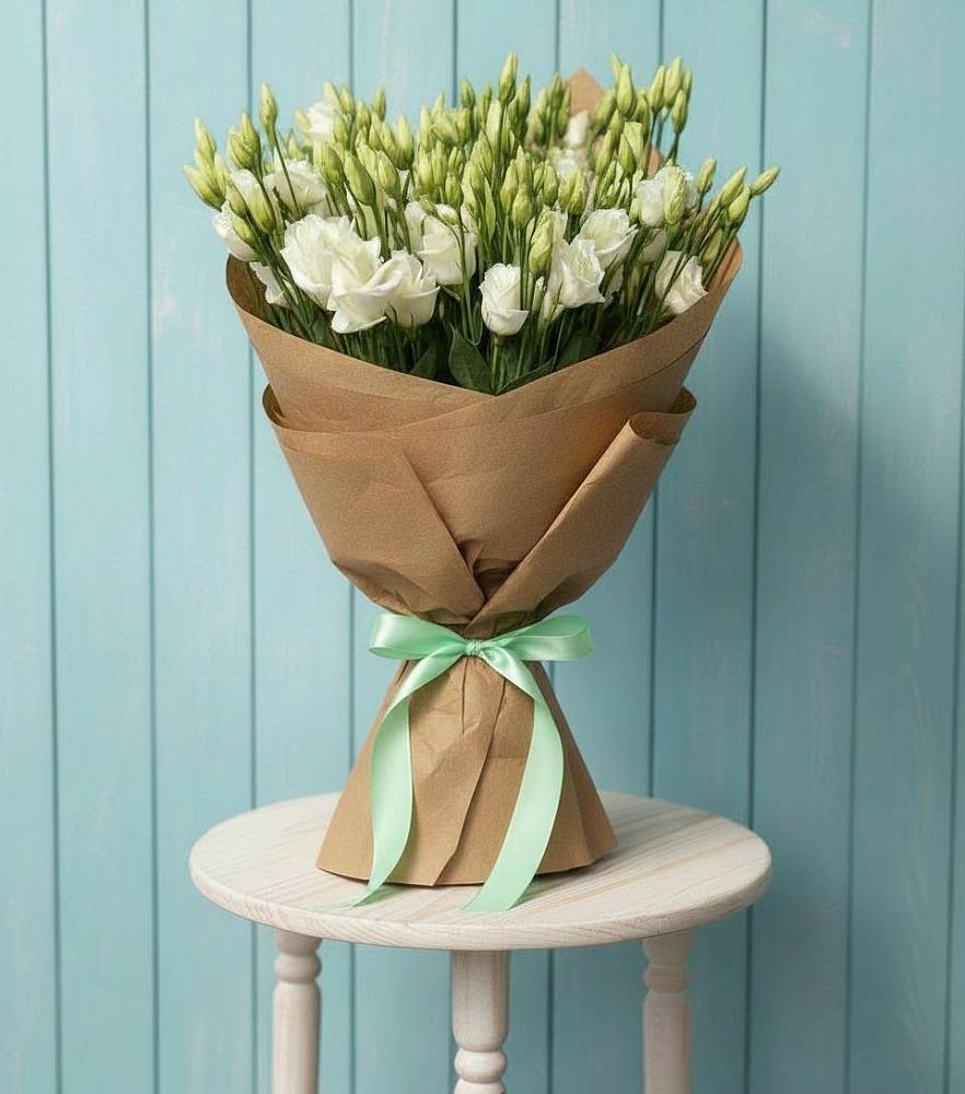 Букет цветов из: Лизиантусы в Горячеводском