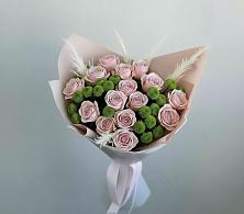 Букет цветов из:  Розы и Хризантемы в Горячеводском