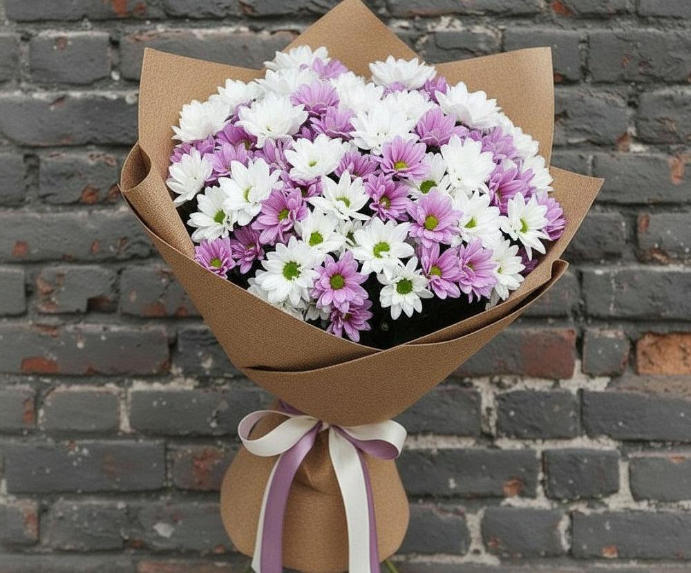 Букет цветов из: Хризантемы в Горячеводском