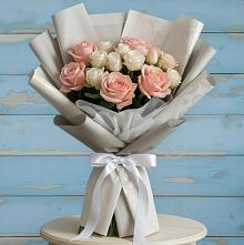Букет цветов из:  Розы #REPLACE_PRED# Горячеводском