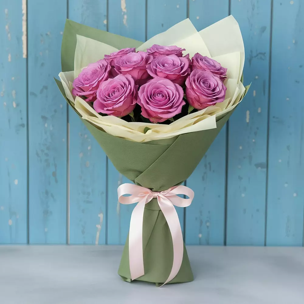 Букет Розы Фёрст Леди в Горячеводском