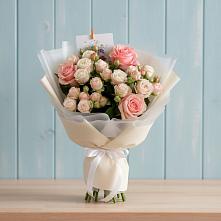 Букет цветов из:  Розы #REPLACE_PRED# Горячеводском